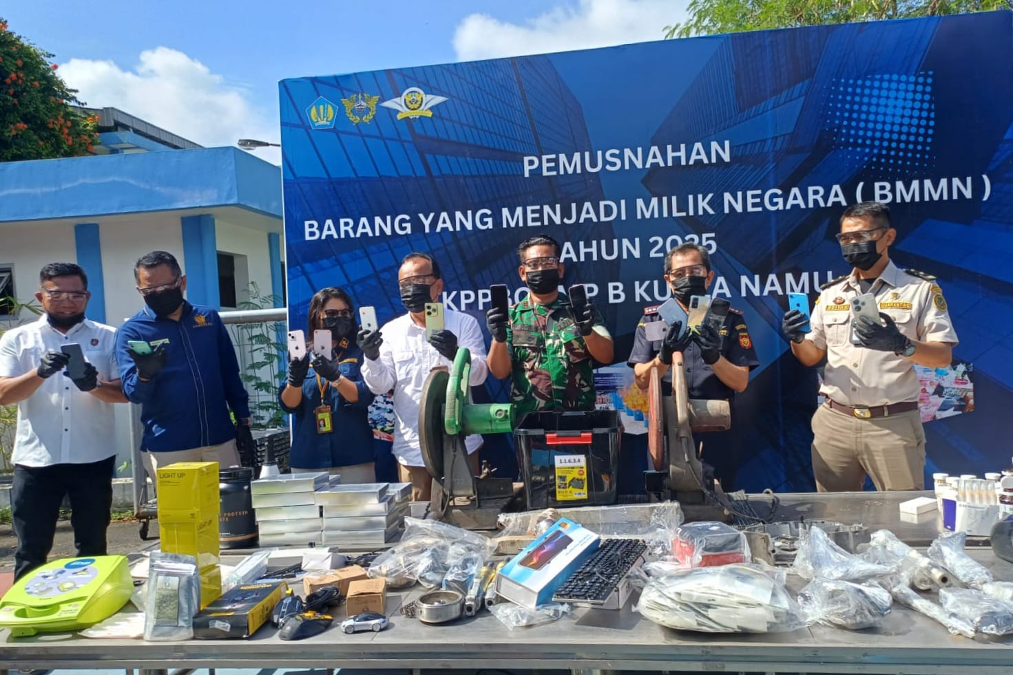 Bea Cukai Kualanamu Musnahkan Barang Tegahan Senilai Rp 500 Juta Lebih