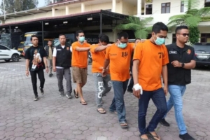 Polres Tanah Karo Ringkus 4 Pelaku Kasus Pembunuhan dan Penganiayaan Bersama