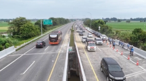 Ruas Tol Medan Kualanamu Tebing Tinggi Km 41+600 Kembali Normal Dua Arah