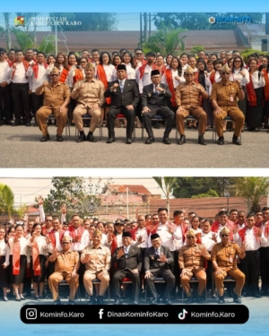 Bupati Karo Serahkan 1232 SK PPPK Paruh Waktu