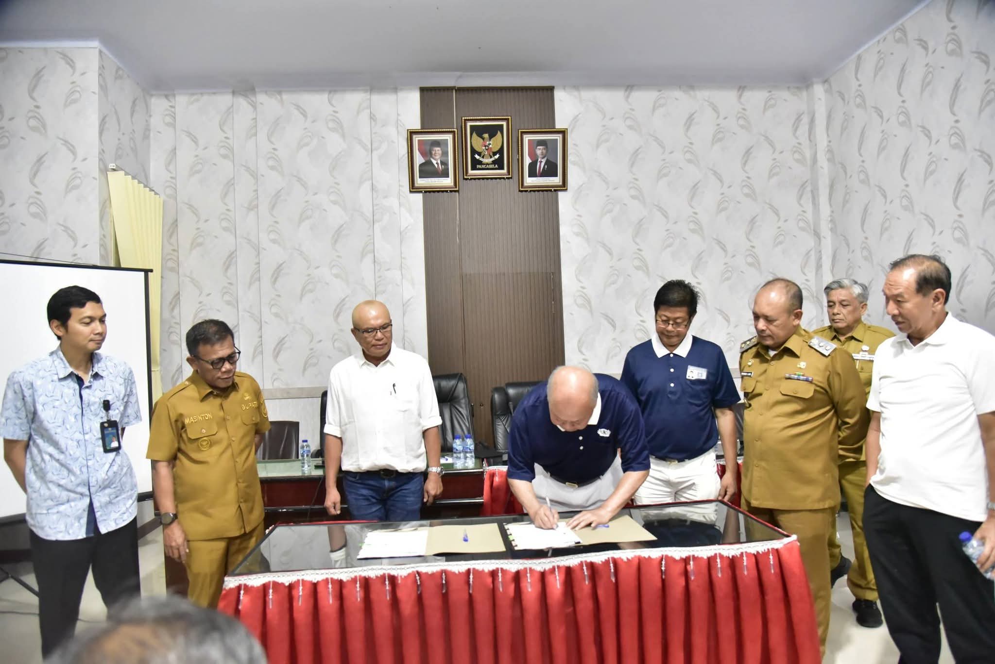 SPK Pembangunan Huntap di Tapteng oleh Yayasan Buddha Tzu Chi Indonesia Ditandatangani