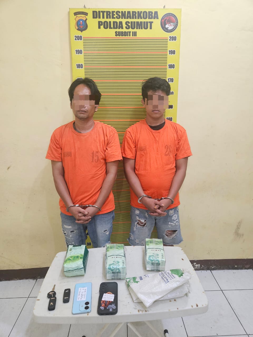 Polda Sumut Tangkap 2 Pengedar Ilegal Keytamine di Asahan