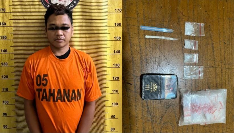 Sempat Kejar-kejaran, Polres Binjai Tangkap Pengedar Sabu