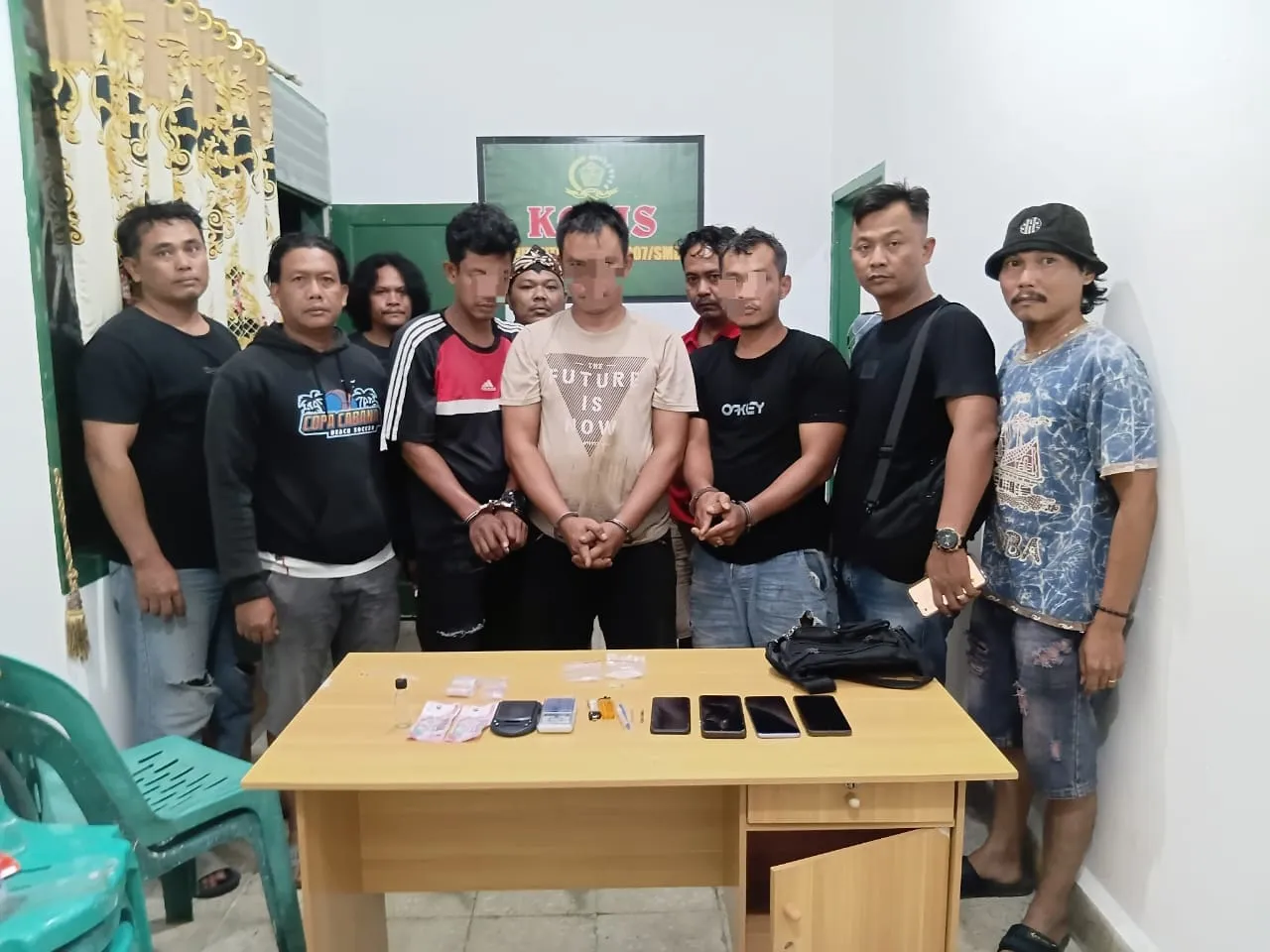 Unit Intel Kodim 0207/SML Ringkus 7 orang Diduga Jaringan Peredaran Narkotika
