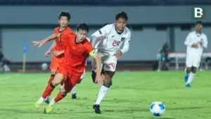 Laga Uji Coba, Timnas Indonesia U-17 Digilas China 0-7