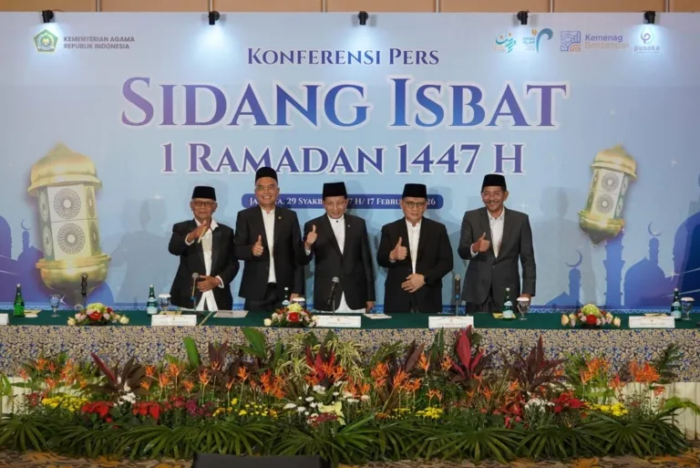 Pemerintah Tetapkan 1 Ramadan 1447 H Jatuh pada Kamis, 19 Februari 2026