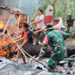 TNI Temukan dan Evakuasi Pesawat Pelita Air Jatuh di Pegunungan Krayan Timur
