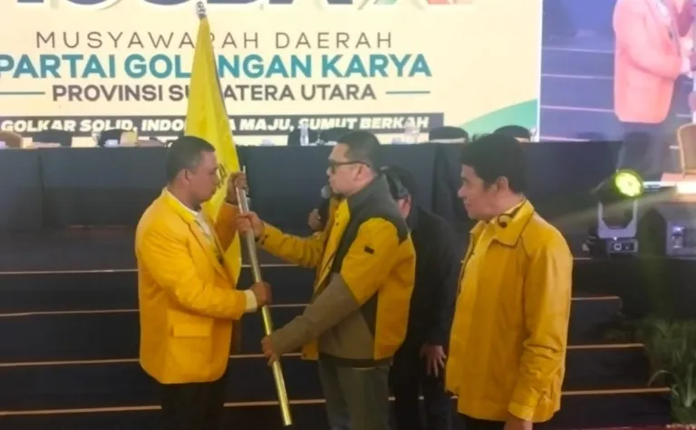 Andar Amin Harahap Terpilih Aklamasi sebagai Ketua Golkar Sumut 2025-2030