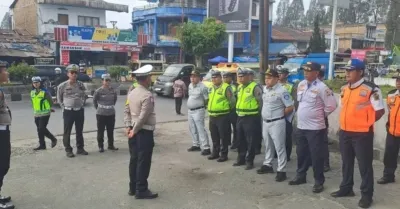 Hari Kedua Ops Keselamatan Toba 2026, Satlantas Ramcheck di Terminal Kabanjahe