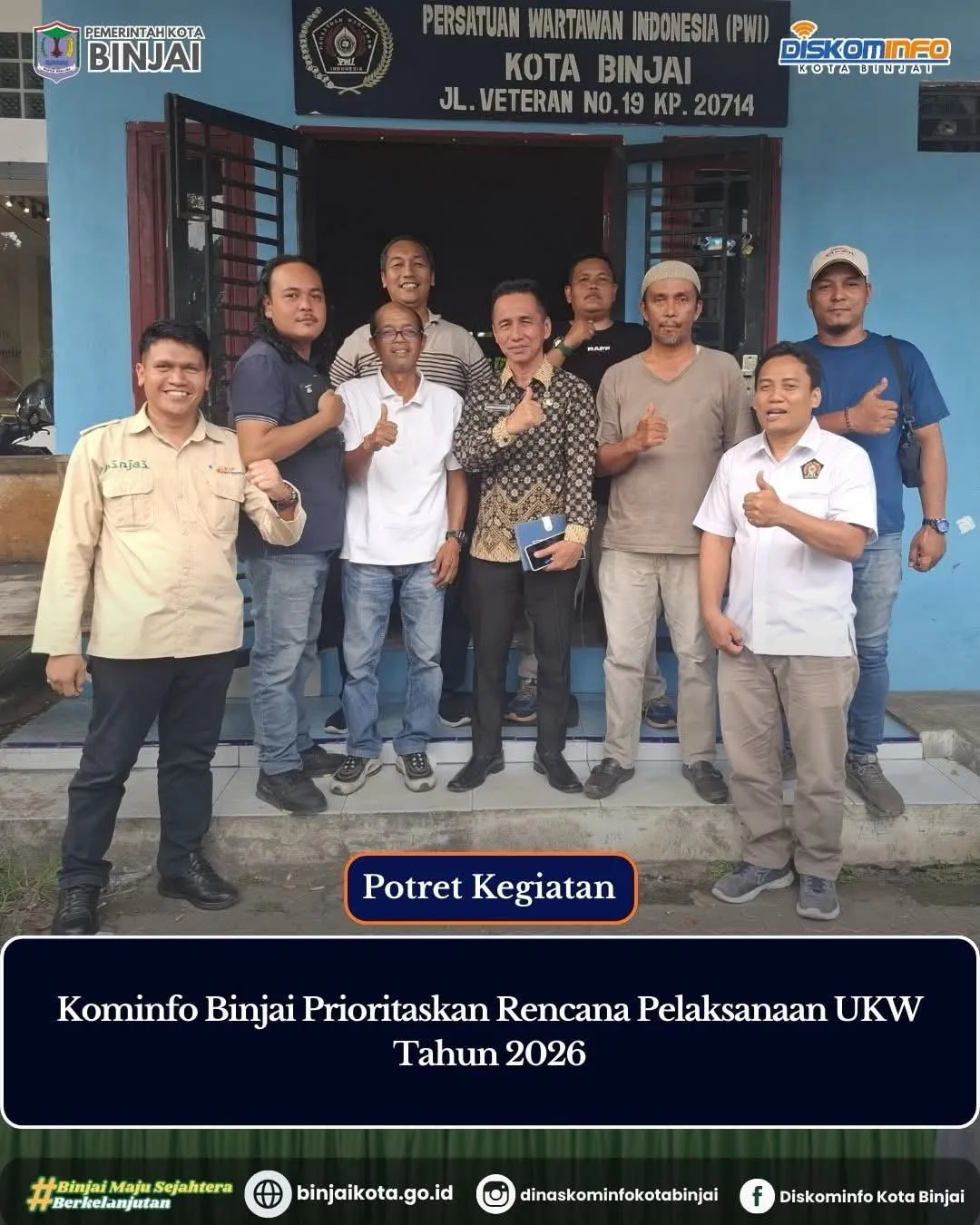 Kominfo Binjai Prioritaskan Rencana Pelaksanaan UKW Tahun 2026