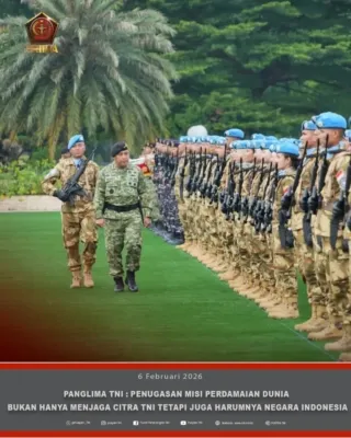 Panglima TNI Sambut Satgas MTF TNI Konga XXVIII-P UNIFIL