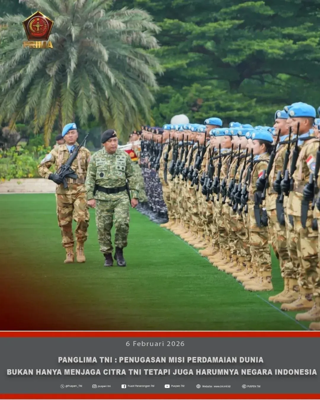 Panglima TNI Sambut Satgas MTF TNI Konga XXVIII-P UNIFIL