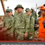 Panglima TNI Tinjau Lokasi Longsor Cisarua