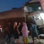 Rem Blong, Truk Tabrak Pagar Rumah dan Pengendara Sepeda Motor hingga Tewas