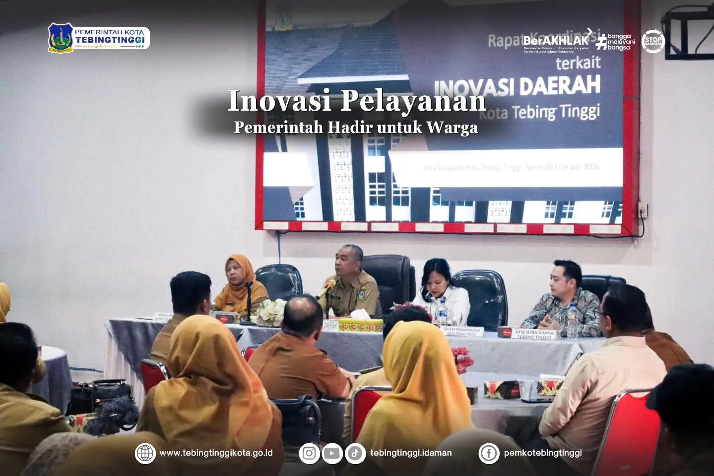 Bangun Budaya Inovasi Pelayanan Publik, Sekdako Tebing Tinggi Dorong OPD Lebih Kreatif