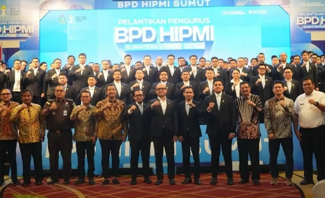 Pelantikan BPD HIPMI Sumut 2026–2029, Wali Kota Binjai Dorong Peran Pengusaha Muda