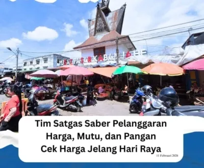 Jelang HBKN, Tim Satgas Saber Cek Stabilitas Harga di Pusat Pasar Kabanjahe