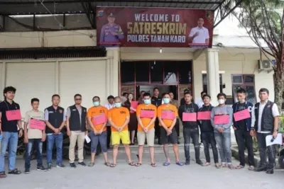 Polres Tanah Karo Gelar Rekonstruksi Kasus Pembunuhan di Cafe Bravo SGR, Peragakan 24 Adegan