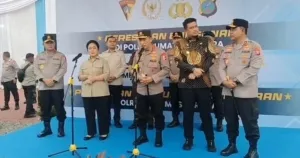 Kapolri Kunker ke Polda Sumut, Kirim 22 Truk Bantuan ke 3 Daerah Terdampak Bencana