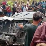 Mobil Fortuner Ditabrak KA di Asahan, Dua Tewas dan Satu Luka Berat