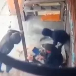 Terekam CCTV, Diduga Hendak Marampok, Tiga Penjahat Aniaya Seorang Pria di Belawan