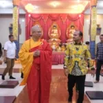 Imlek 2577, Wali Kota Tanjungbalai Mahyaruddin Salim Kunjungi Vihara Tri Ratna
