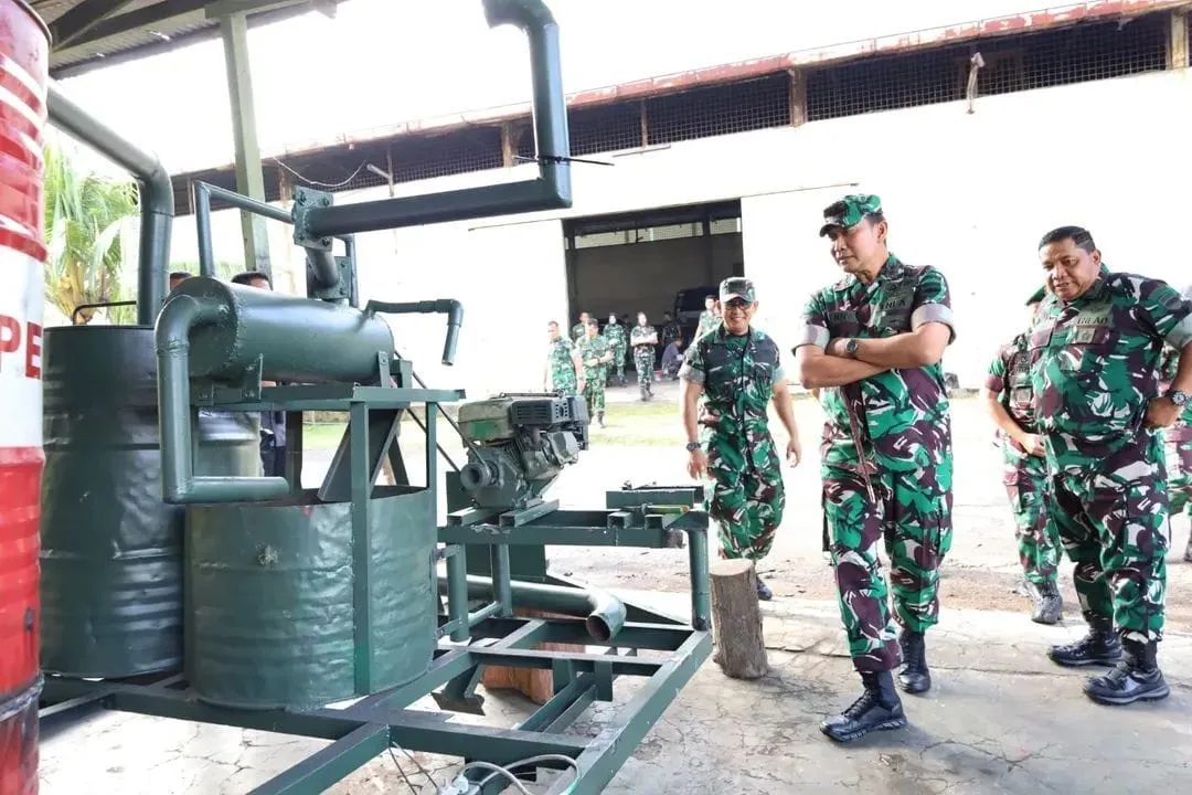 Pangdam I/BB Tinjau Pembuatan Alat Incinerator di Workshop Bengrah Paldam I/BB