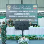 Pangdam I/BB Pimpin Sidang Pantukhir Pusat Penerimaan Caba PK TNI AD Gel I TA 2026 di Rindam I/BB