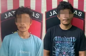 Dua Pria Dibekuk Usai Gasak Harta Korban Bencana di Tapteng