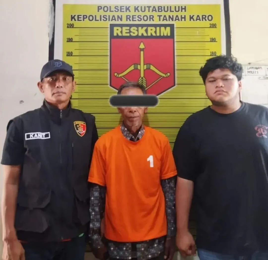 Seorang Kakek Aniaya Warga dengan Kapak di Karo, Pelaku Serahkan Diri ke Polisi