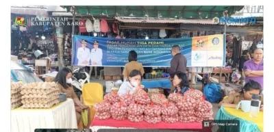 Kendalikan Inflasi Jelang Idul Fitri, Pemkab Karo Gelar Pasar Murah