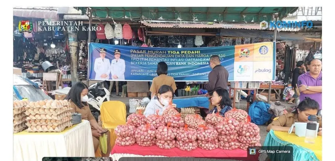Kendalikan Inflasi Jelang Idul Fitri, Pemkab Karo Gelar Pasar Murah