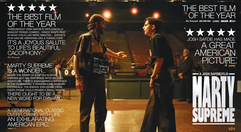 Borong 9 Nominasi Oscar 2026, Marty Supreme Tayang di Bioskop Indonesia Hari Ini