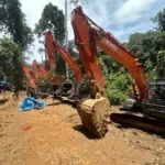 Polda Sumut Tindak Tambang Emas Ilegal di Perbatasan Tapsel–Madina, 14 Ekskavator Diamankan 7 orang Ditahan