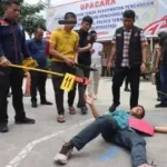 Polres Tanah Karo Gelar Rekonstruksi Kasus Penganiayaan Remaja Saat Tahun Baru