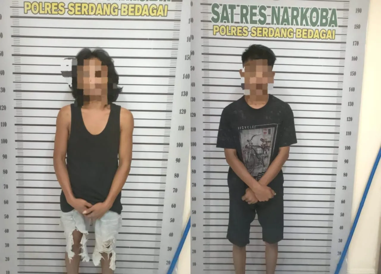 Polisi Ringkus Dua Pengedar Sabu di Pantai Cermin