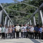 Gubsu Resmikan Jembatan Aek Sipange di Tapsel