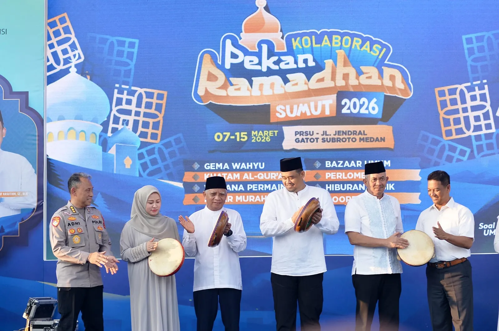 Pekan Ramadan Sumut 2026 Resmi Dibuka, Bobby Nasution Ajak Perkuat Ekonomi dan Kebersamaan