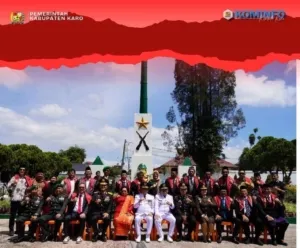 Peringati Hari Jadi ke-80, Bupati Karo dan Forkopimda Tabur Bunga di Makam Pahlawan Kabanjahe