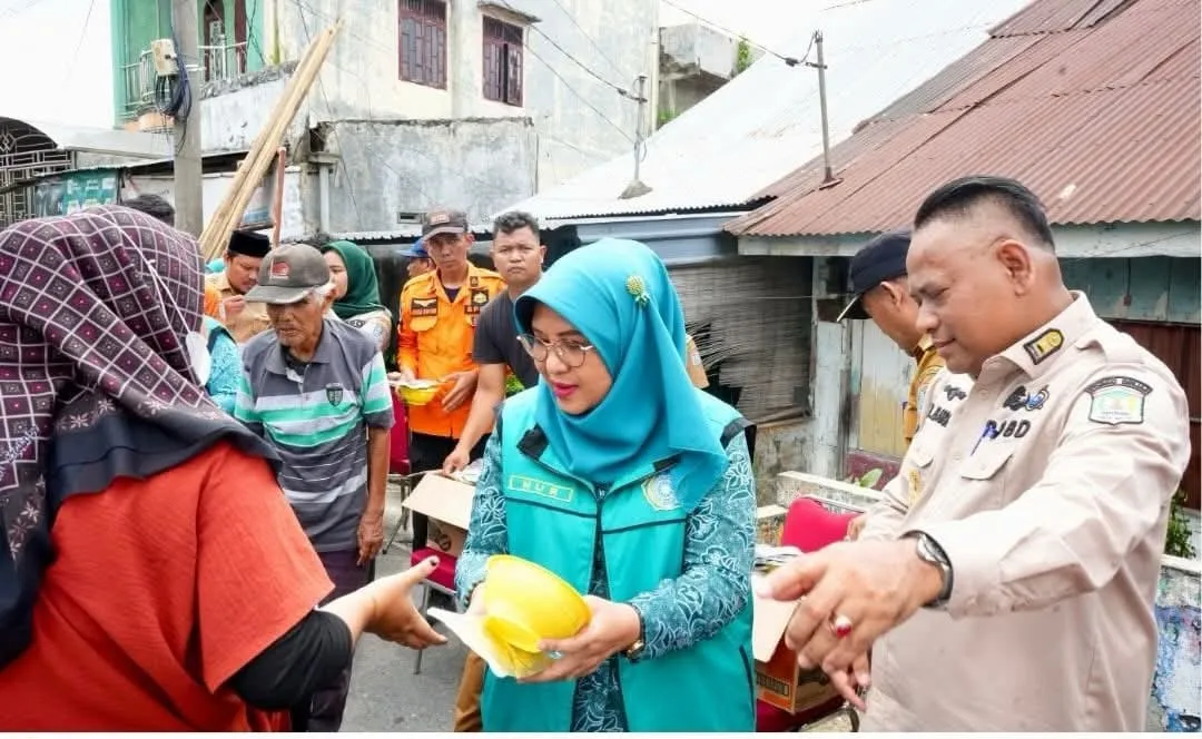 TP PKK Kota Binjai Salurkan Bantuan bagi Warga Terdampak Angin Puting Beliung