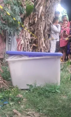 Mayat Dalam Box Kontainer Gegerkan Warga Menteng VII, Diduga Diantar Ojol Medan