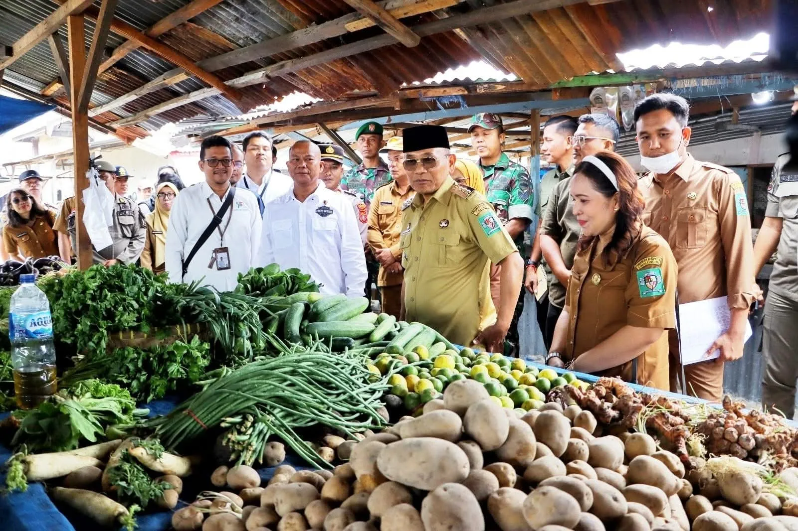 Jelang Hari Raya Idul Fitri 1447 H, Bupati Simalungun Lakukan Sidak Pasar