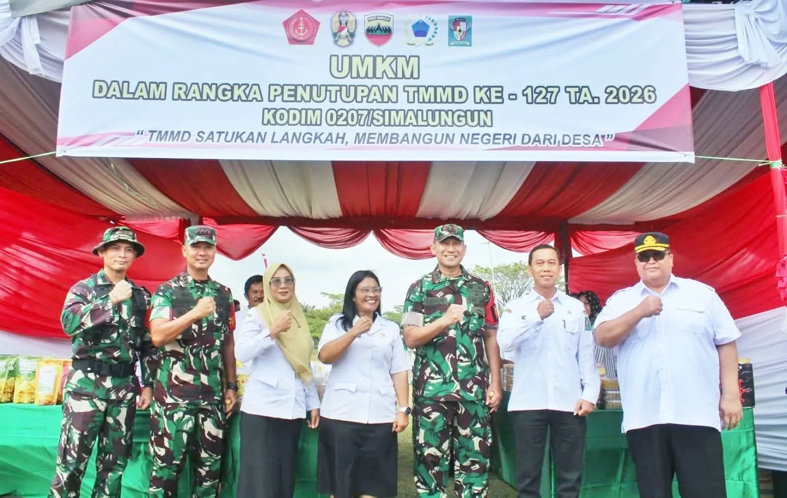 TMMD Ke-127 TA 2026 Kodim 0207/Sml di Kabupaten Simalungun Resmi Ditutup