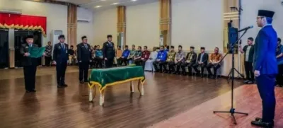 Lantik Pejabat Tinggi Pratama, Rico Waas Tekankan Jabatan Harus Diemban dengan Iklhas