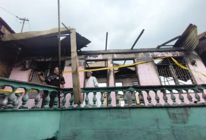 Diduga Korsleting Listrik, Empat Rumah di Medan Terbakar