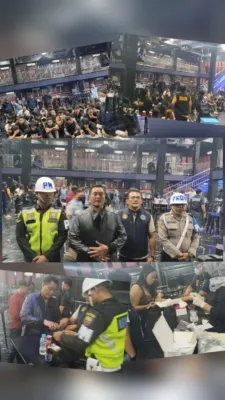 Perangi Narkoba, Kepala BNNP Sumut Pimpin Razia Skala Besar di THM Blue Night Langkat