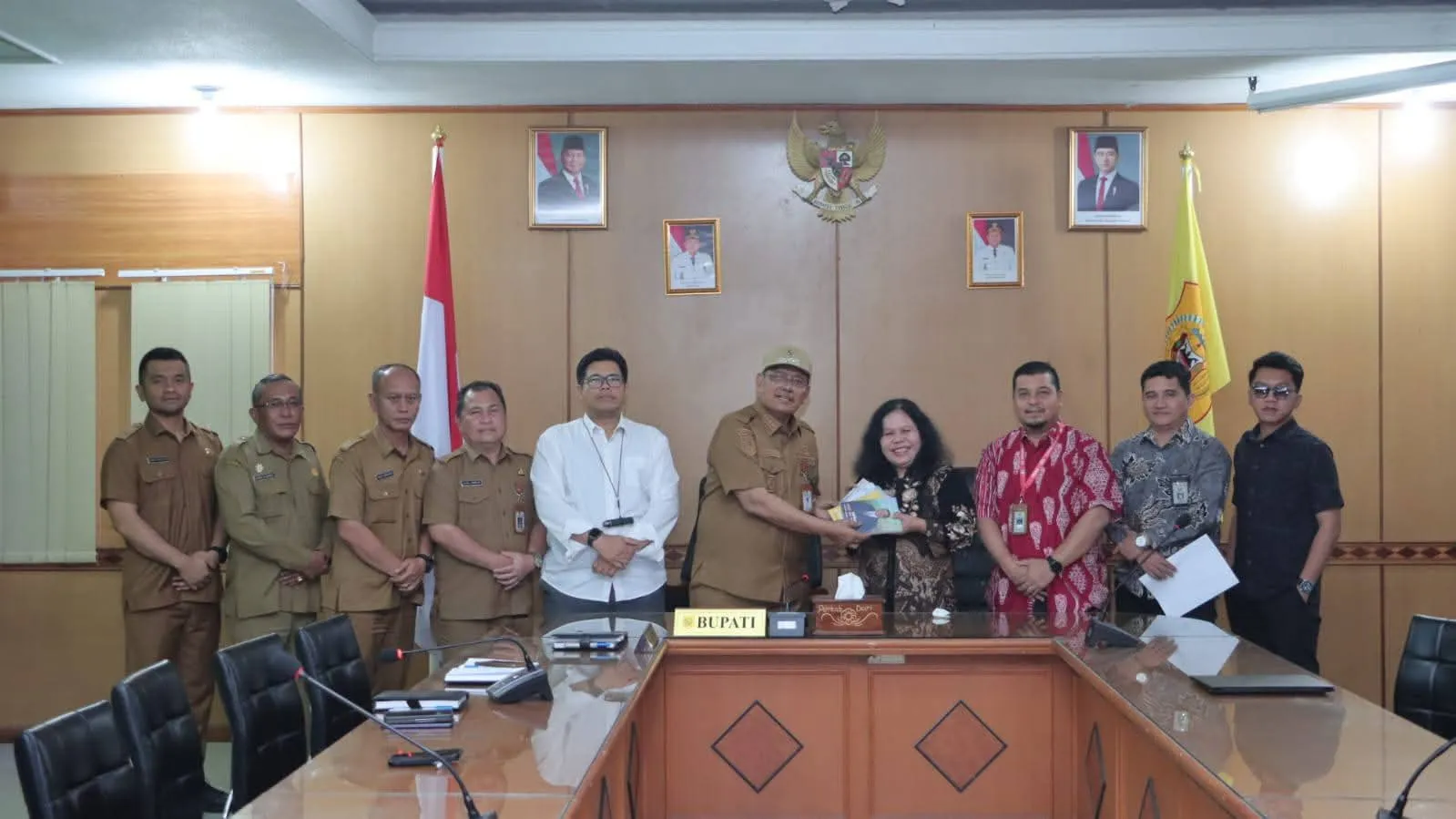 Bupati Dairi Terima Kunjungan Tim Badan Pemeriksa Keuangan Perwakilan Provinsi Sumatera Utara