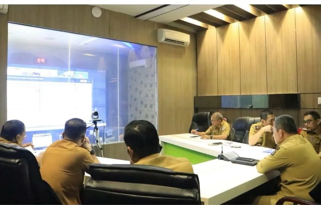 Pemko Binjai Ikuti Rakor Nasional Pengendalian Inflasi Daerah