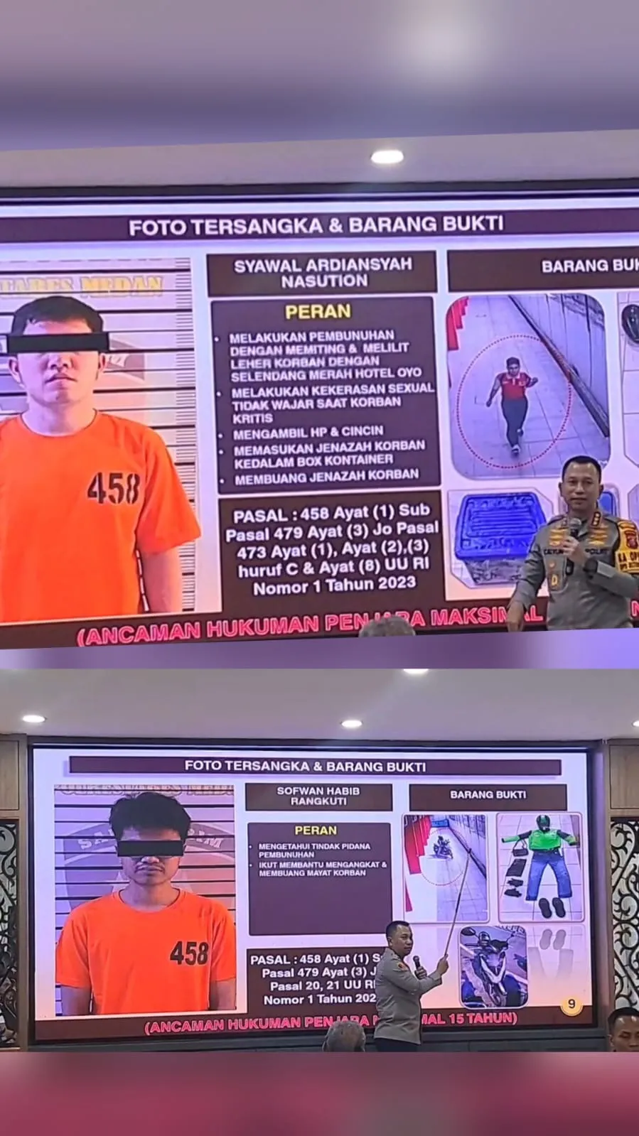 Menolak Hubungan Sex Tidak Wajar, Pelaku Bunuh Perempuan dan Buang Jasad dalam Box Kontainer