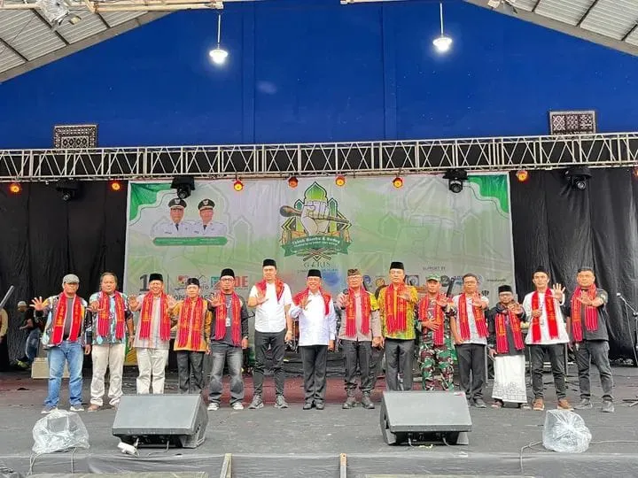 Tabuh Bambu dan Bedug Menggema di Berastagi, Ratusan Remaja Masjid Semarakkan Ramadan